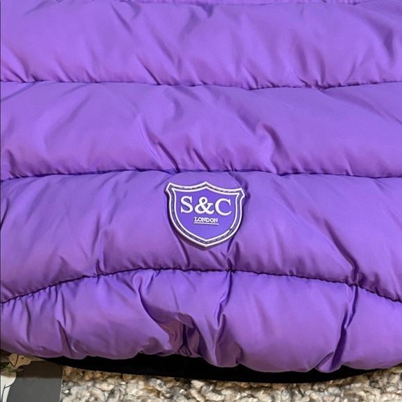 NWT Sydney & Co Reversible Puffer Vest Dog Jacket Medium - Picture 2 of 7